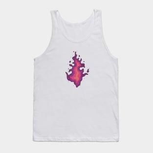 Purple fire Tank Top